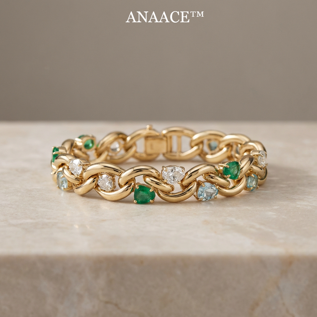 Aureline Gem Link Ring